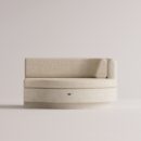 ANGELIA LARGE RIGHT EDGE - Cream Plain Beige