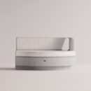 ANGELIA LARGE RIGHT EDGE - White Plain White
