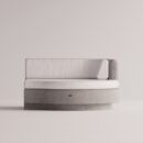 ANGELIA LARGE RIGHT EDGE - Gray Plain White