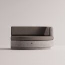 ANGELIA LARGE RIGHT EDGE - Gray Plain Gray
