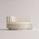 ANGELIA LARGE LEFT EDGE - Cream Plain White