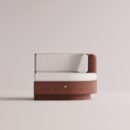 ANGELIA SMALL RIGHT EDGE - Maroon Plain White