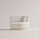 ANGELIA SMALL RIGHT EDGE - Cream Plain White