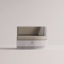 ANGELIA SMALL RIGHT EDGE - White Plain Beige