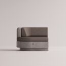 ANGELIA SMALL LEFT EDGE - Gray Plain Beige