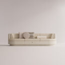 ANGELIA TRIPLE - Cream Plain Beige