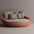 HESTIA - Red Plain Beige