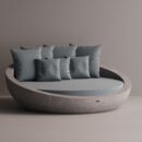 HESTIA - Gray Plain Light Blue