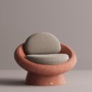 MILDA - Red Plain Beige