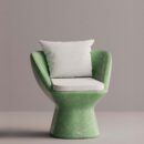 MINERVA - Green Plain White