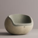 THALIA - Cream Plain Light Green