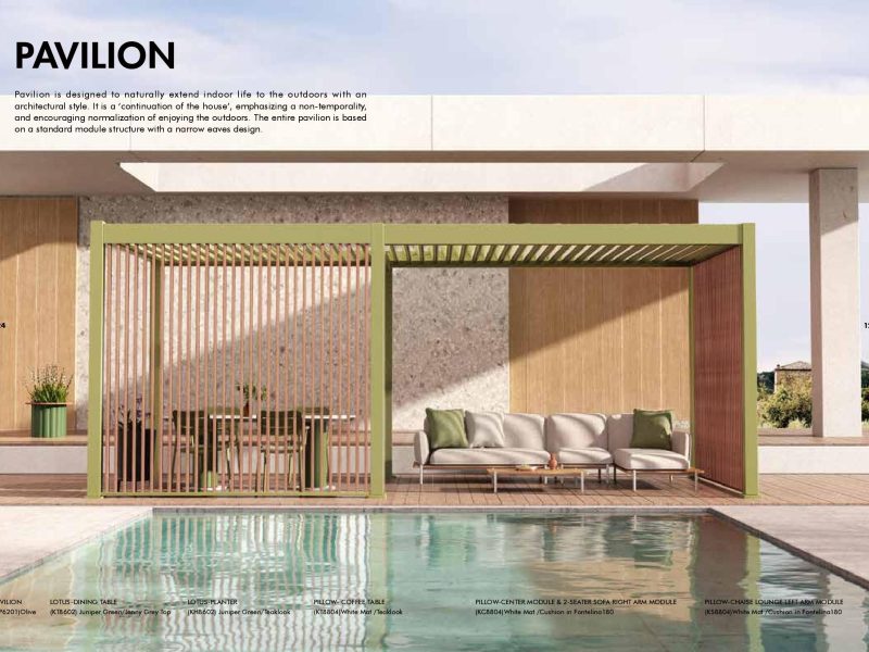 A Squared Outdoor Pavilions